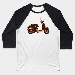 Retro Vintage Scooter Baseball T-Shirt